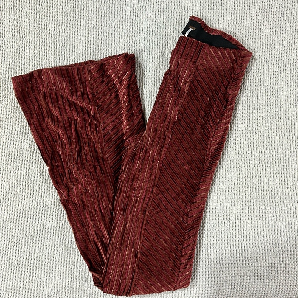 Free people velvet flare pants